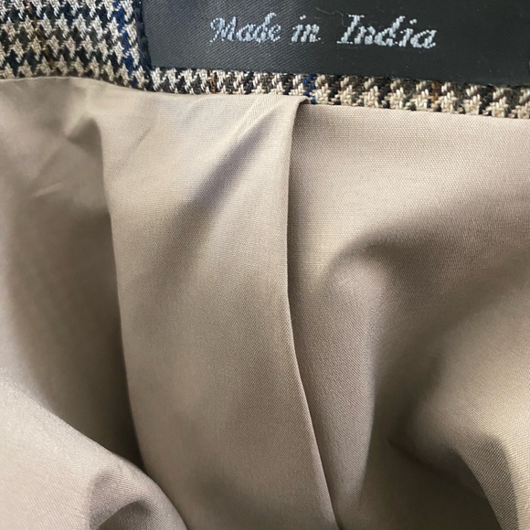 Ralph Lauren, Size 44R, Houndstooth browns pattern,100% Wool, Blazer/Coat/Jacket - Picture 7 of 11